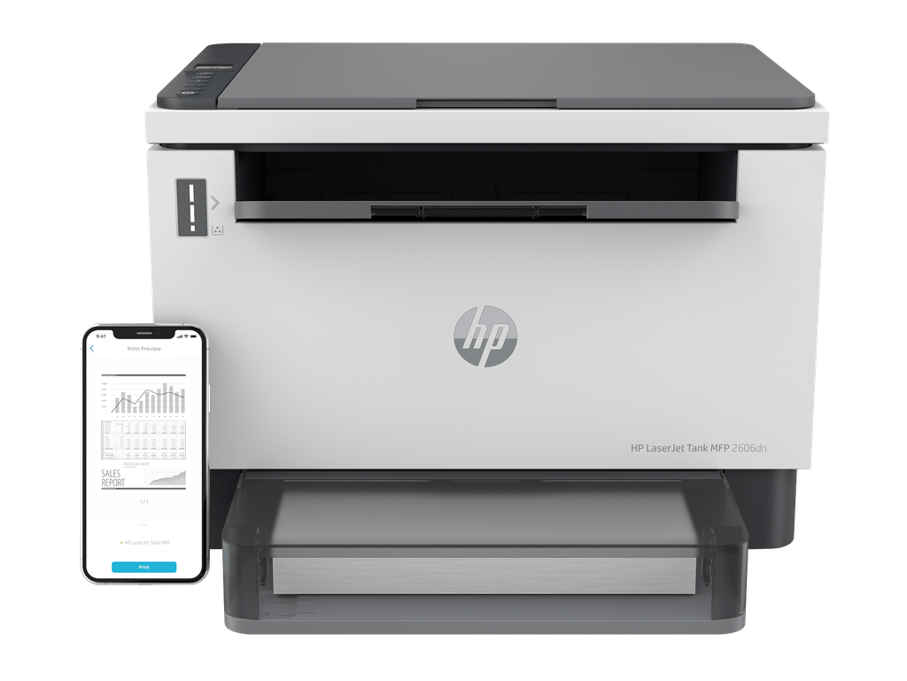 HP LaserJet Tank MFP 2606dn Printer