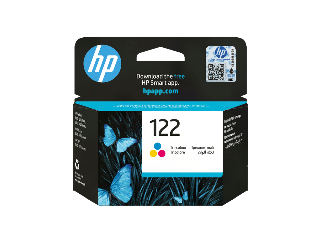 HP 122 Tri-color Original Ink Cartridge