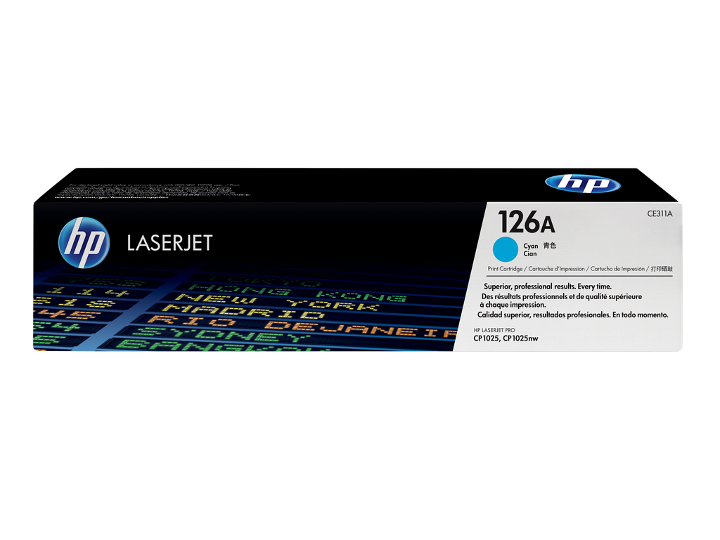 HP 126A Cyan Original LaserJet Toner Cartridge