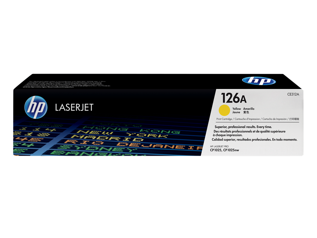 HP 126A Yellow Original LaserJet Toner Cartridge