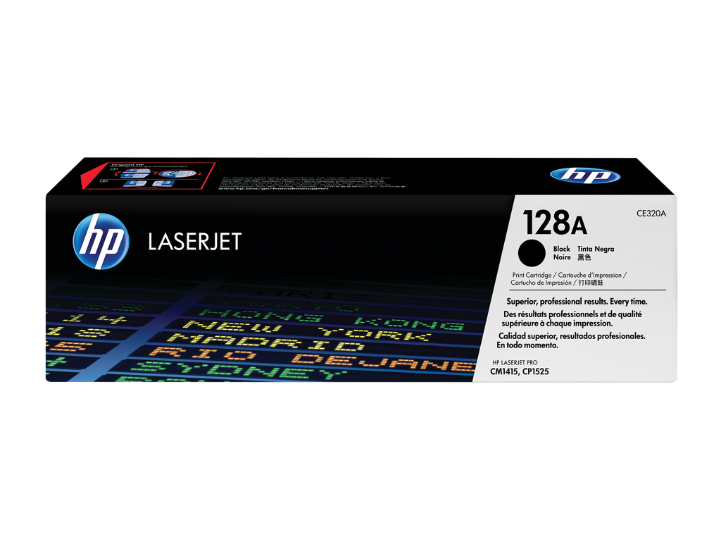 HP 128A Black Original LaserJet Toner Cartridge