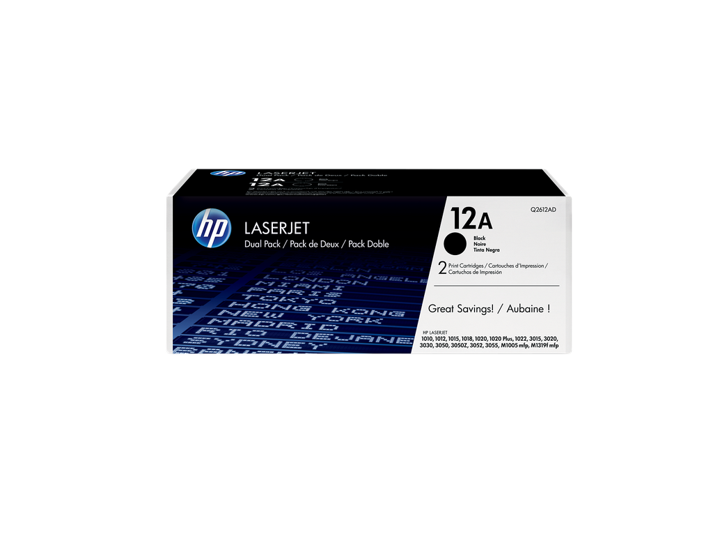HP 12A Black Original LaserJet Toner Cartridge for US Government
