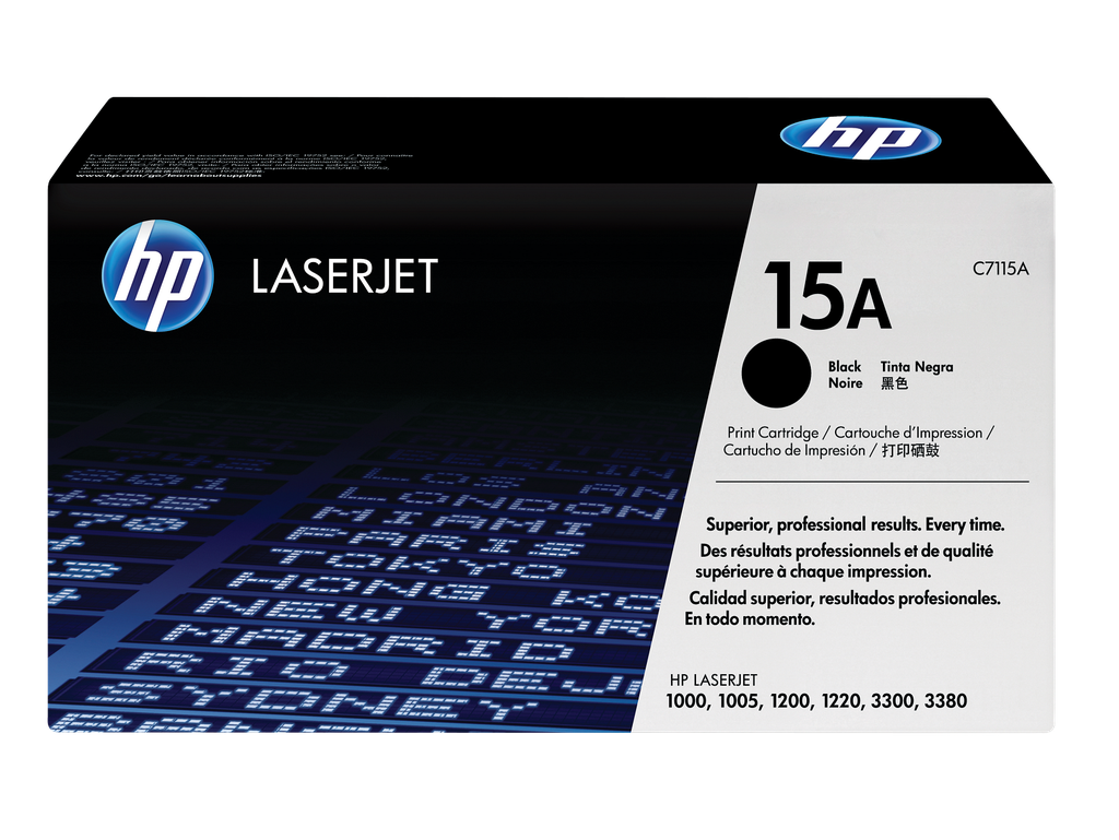 HP 15A Black Original LaserJet Toner Cartridge