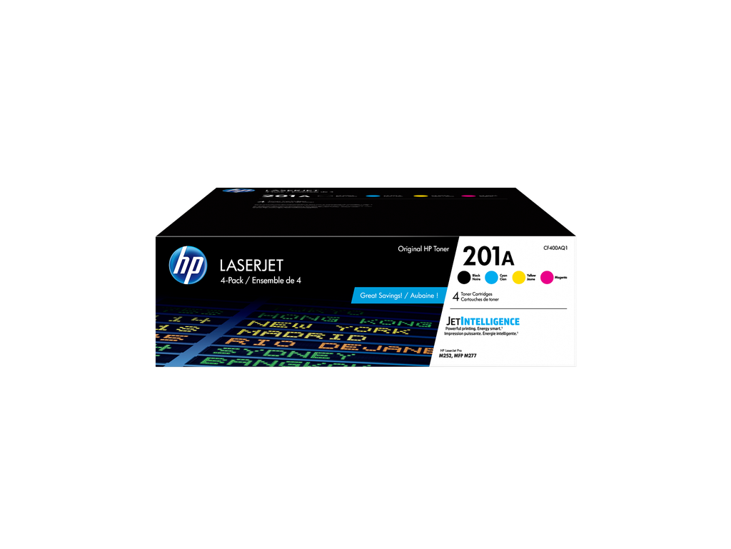 HP 201A 4-pack Black/Cyan/Magenta/Yellow Original LaserJet Toner Cartridges