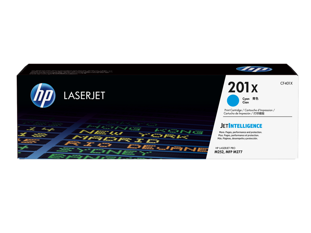 HP 201X High Yield Cyan Original LaserJet Toner Cartridge