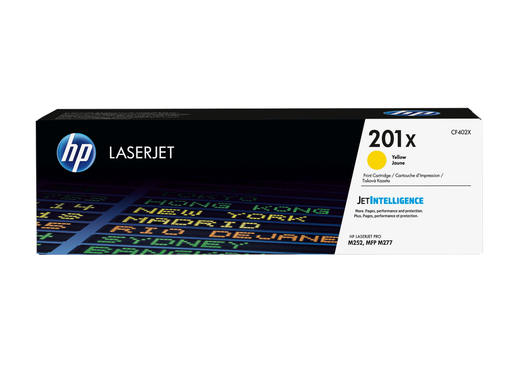 HP 201X High Yield Yellow Original LaserJet Toner Cartridge