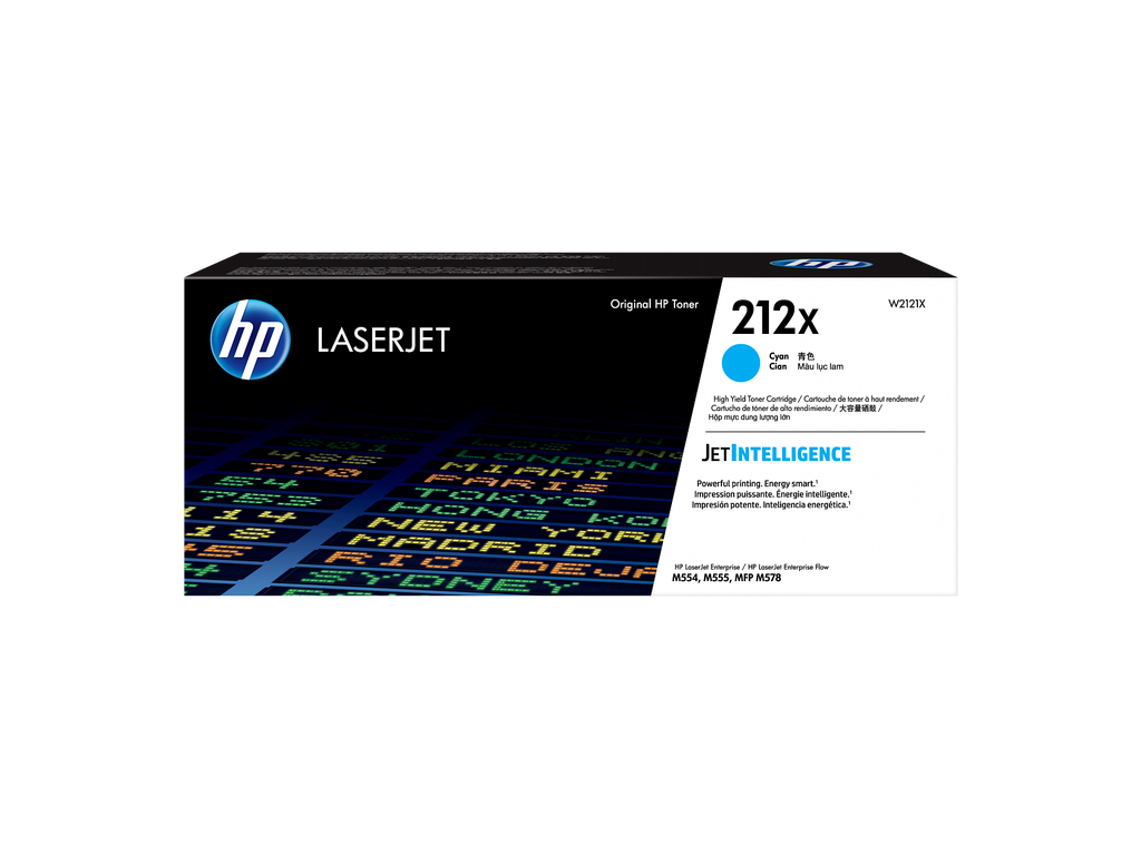 HP 212X High Yield Cyan Original LaserJet Toner Cartridge