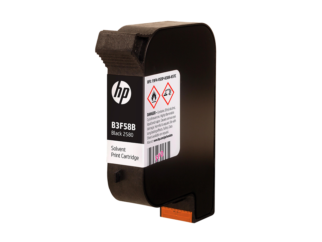 HP 2580 Black Slvt Smart Card Print Cartridge