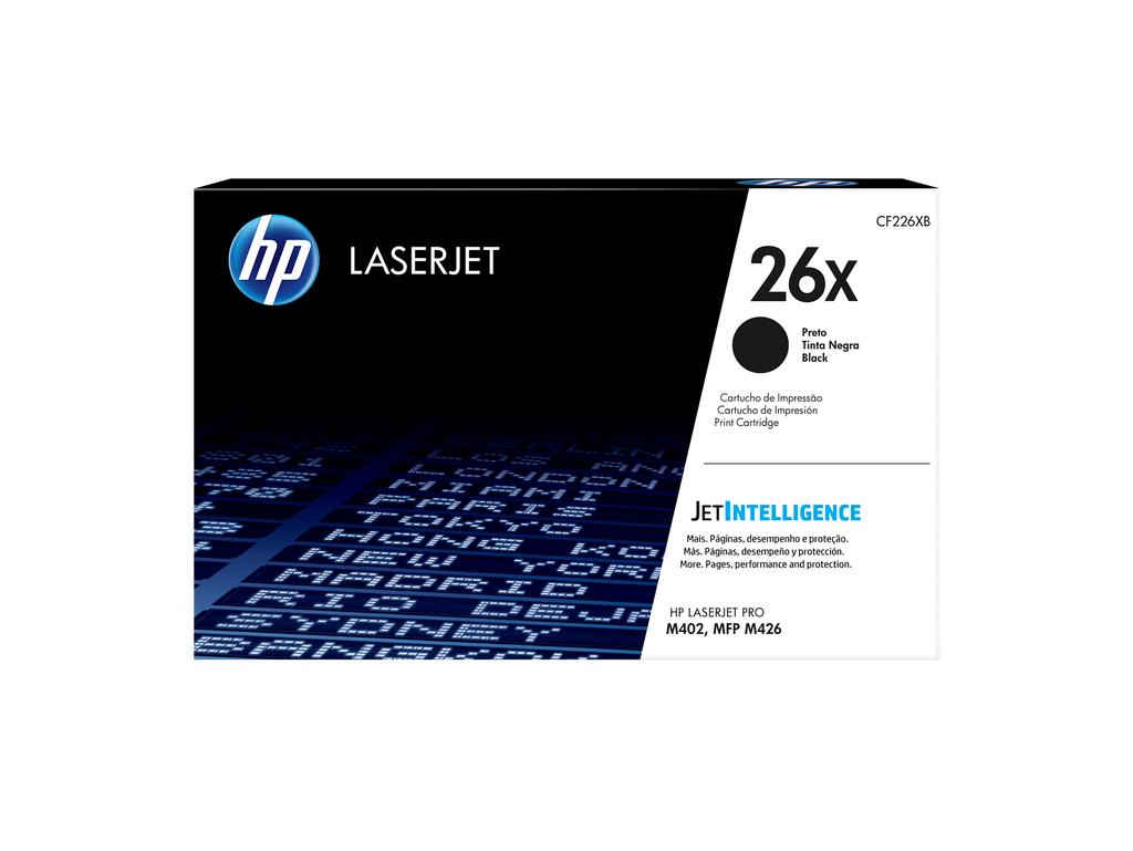 HP 26X High Yield Black Original LaserJet Toner Cartridge