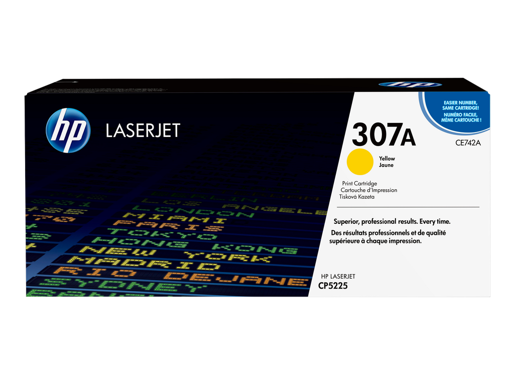 HP 307A Yellow Original LaserJet Toner Cartridge