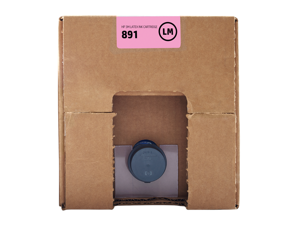 HP 3M 891 10-liter Light Magenta Latex Ink Cartridge