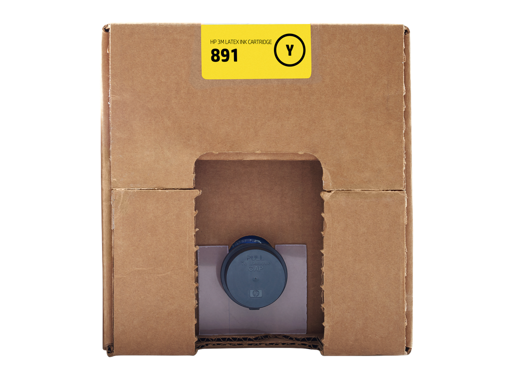 HP 3M 891 10-liter Yellow Latex Ink Cartridge