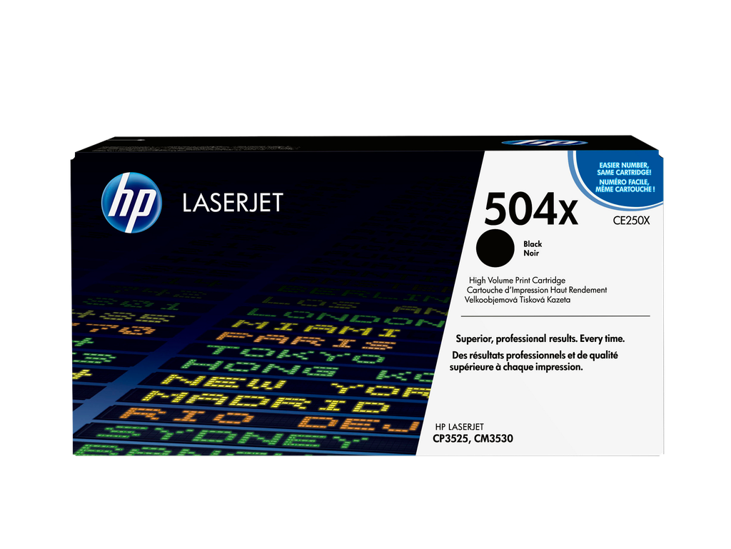 HP 504X High Yield Black Original LaserJet Toner Cartridge