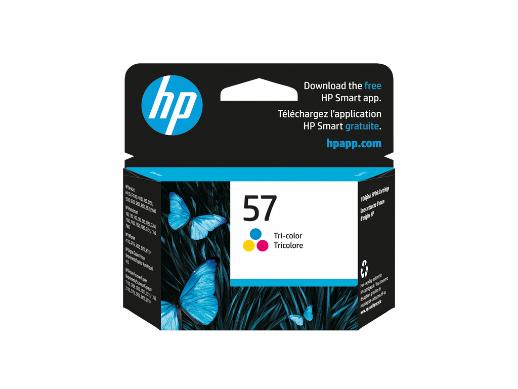 HP 57 Tri-color Original Ink Cartridge