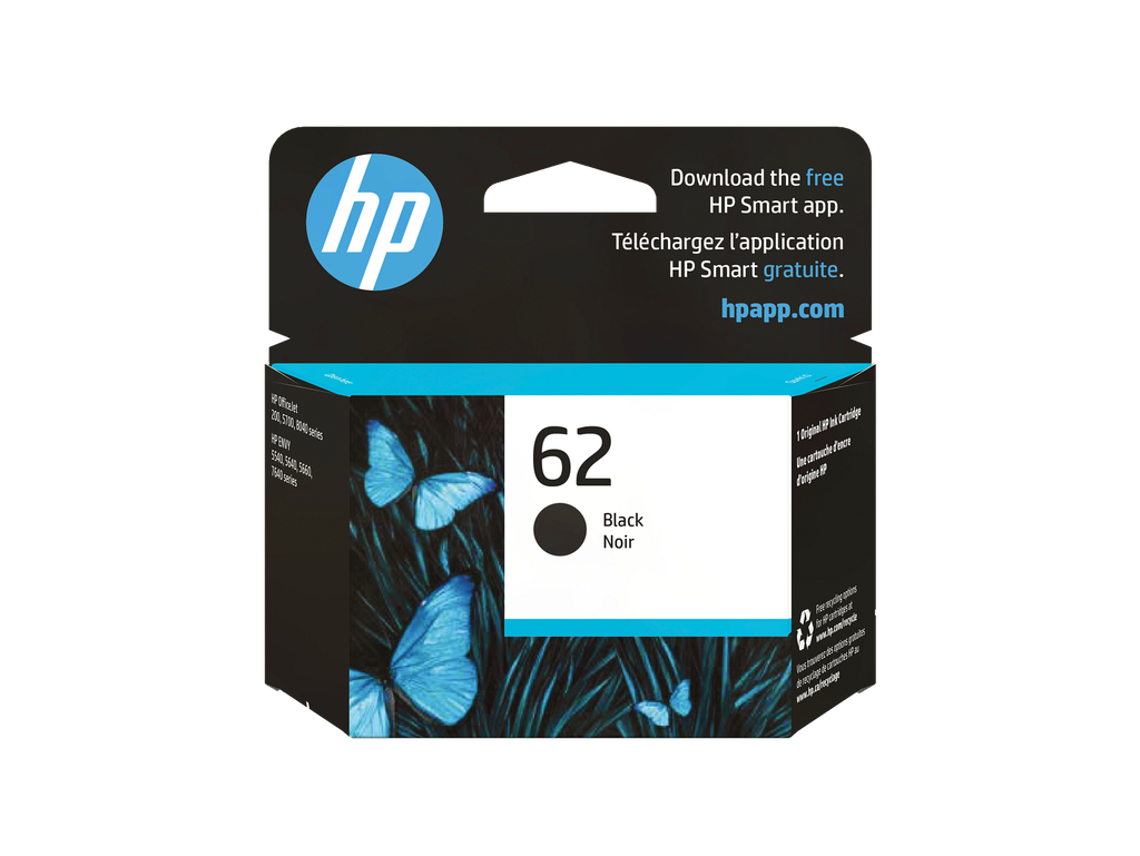 HP 62 Black Original Ink Cartridge
