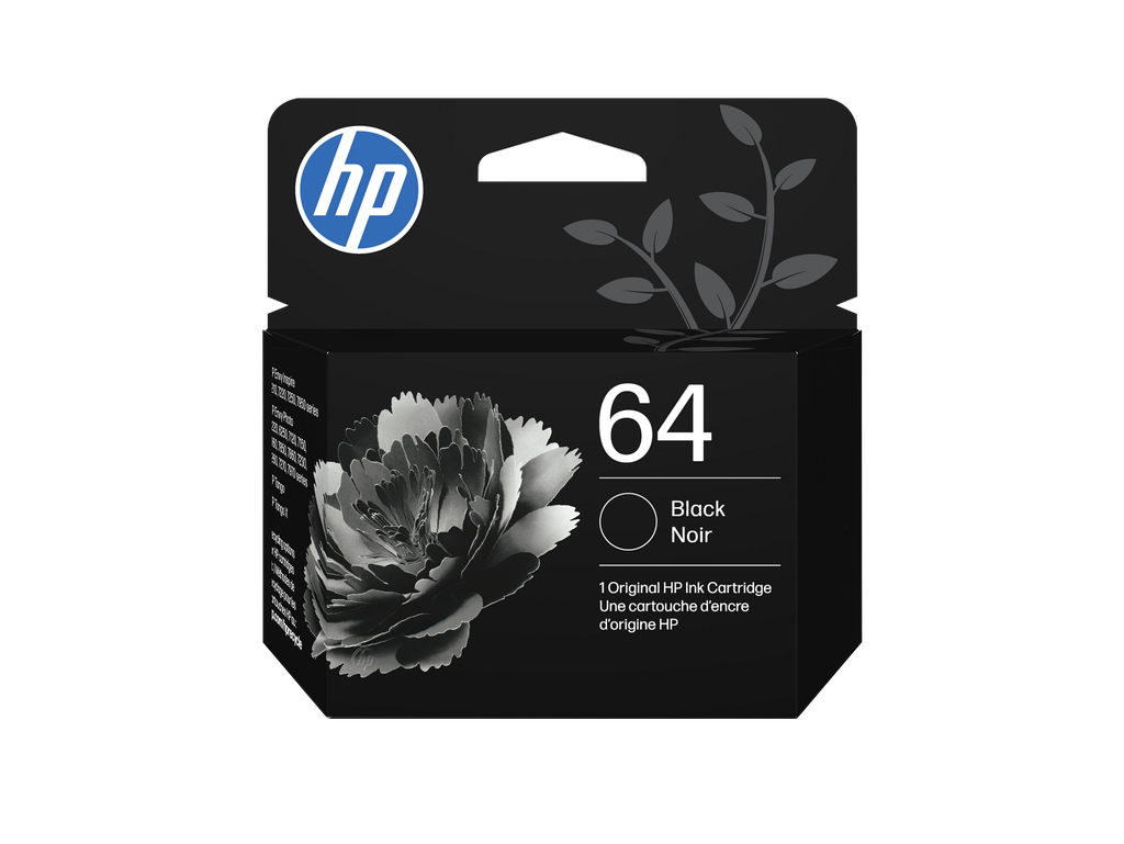 HP 64 Black Original Ink Cartridge