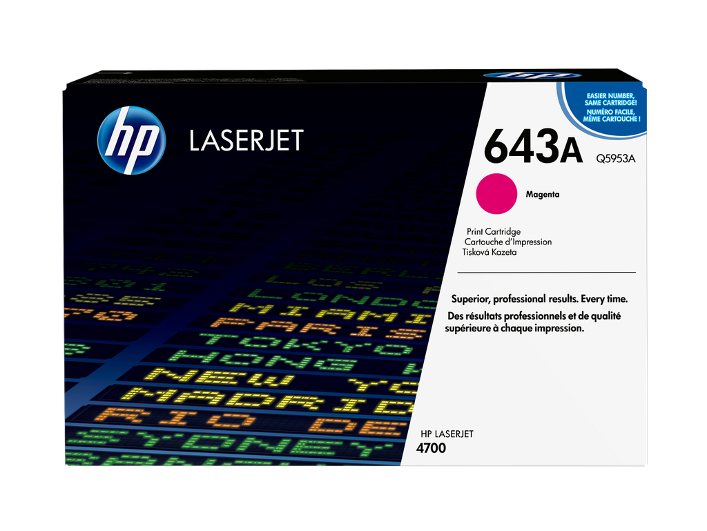 HP 643A Magenta Original LaserJet Toner Cartridge