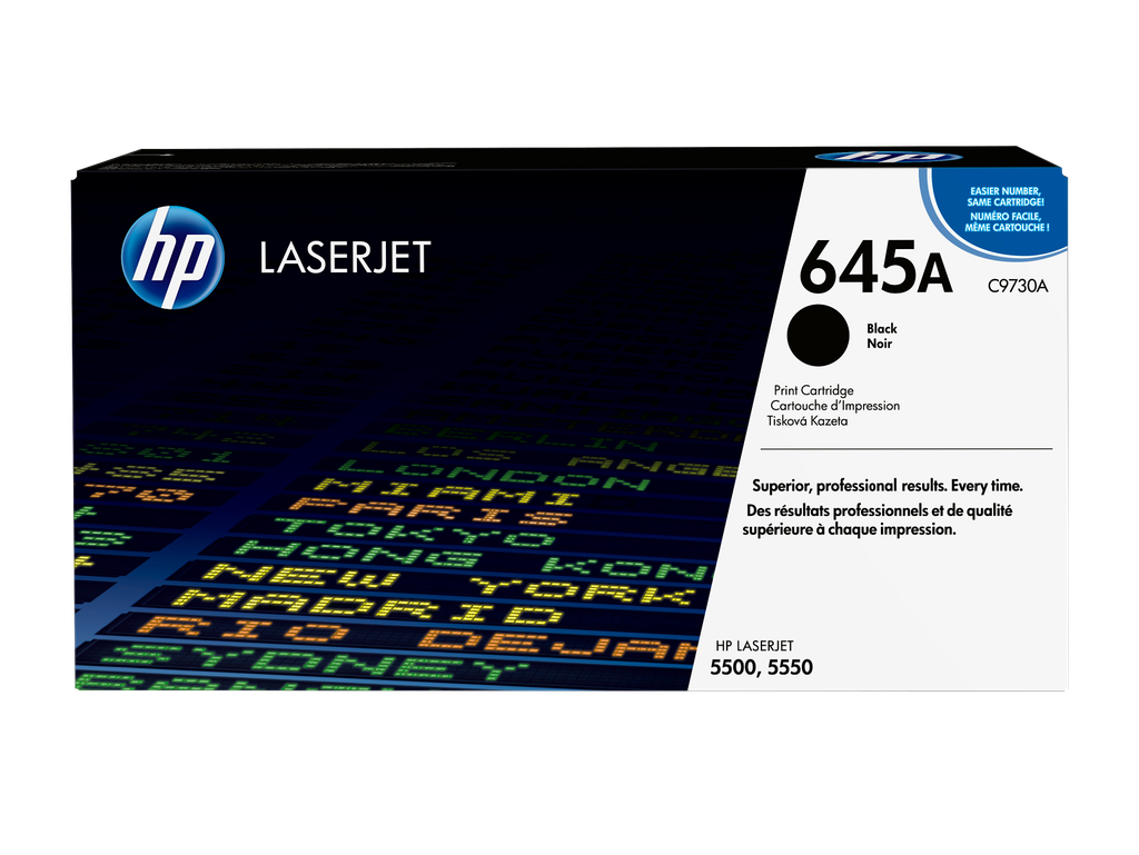 HP 645A Black Original LaserJet Toner Cartridge