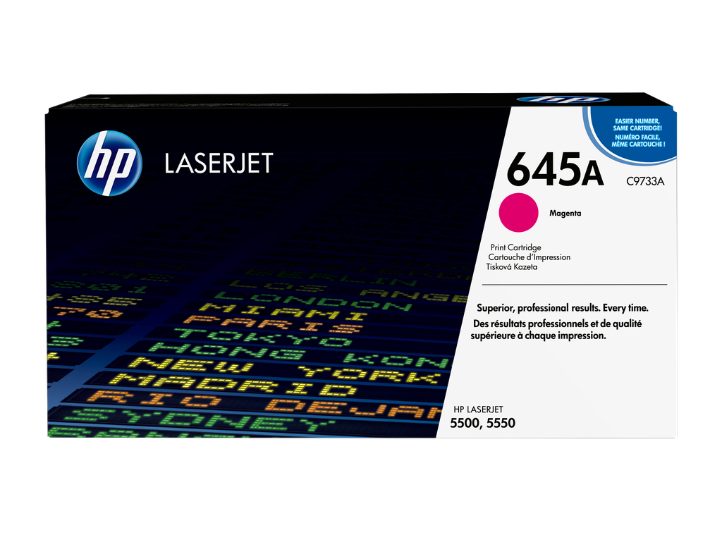 HP 645A Magenta Original LaserJet Toner Cartridge