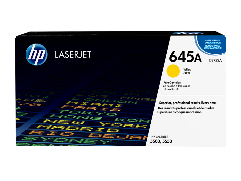 HP 645A Yellow Original LaserJet Toner Cartridge