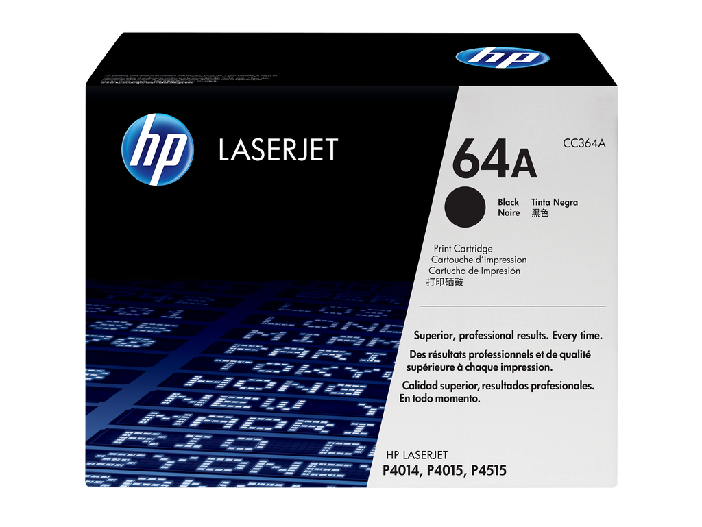 HP 64A Black Original LaserJet Toner Cartridge