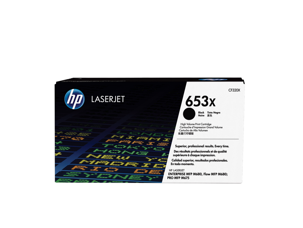 HP 653X High Yield Black Original LaserJet Toner Cartridge