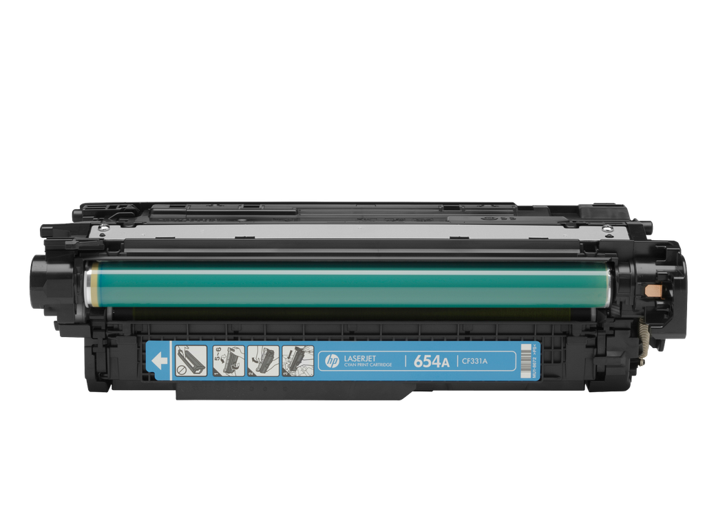 HP 654A Cyan Original LaserJet Toner Cartridge