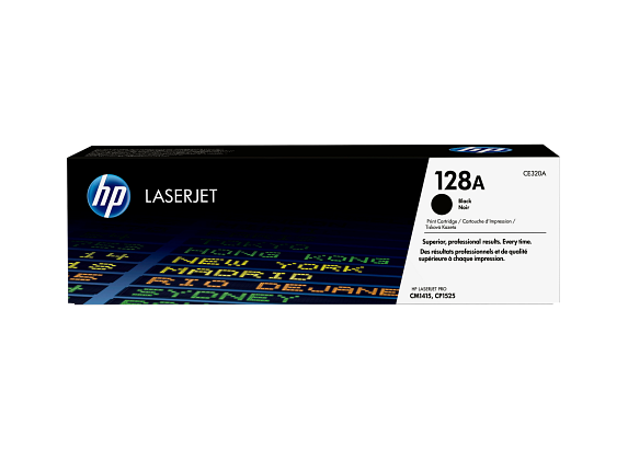 HP 128A Black Original LaserJet Toner Cartridge