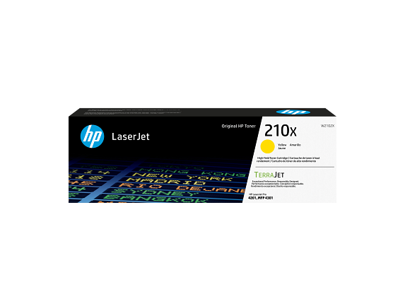 HP 210X Yellow Original LaserJet Toner Cartridge