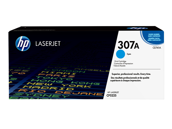 HP 307A Cyan Original LaserJet Toner Cartridge