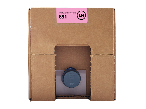 HP 3M 891 10-liter Light Magenta Latex Ink Cartridge