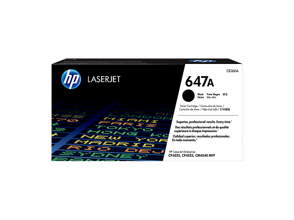 HP 647A Black Original LaserJet Toner Cartridge