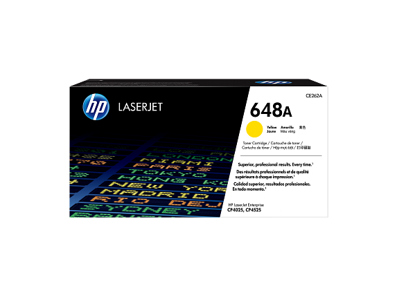 HP 648A Yellow Original LaserJet Toner Cartridge