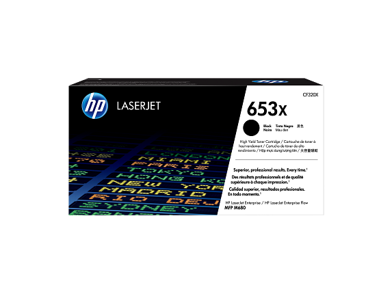 HP 653X High Yield Black Original LaserJet Toner Cartridge