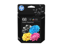HP 68 2-Pack Black/Tri-color Original Ink Cartridge Combo