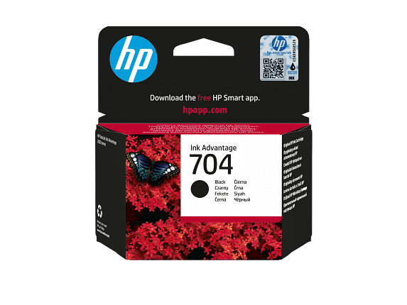 HP 704 Black Original Ink Advantage Cartridge