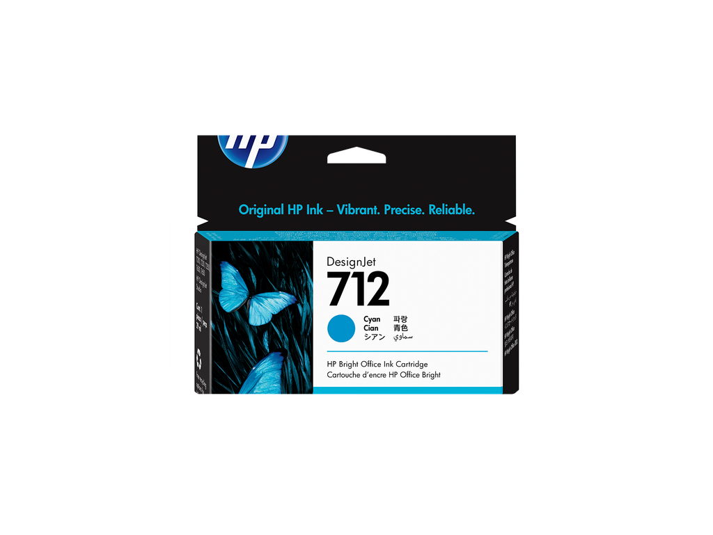 HP 712 29-ml Cyan DesignJet Ink Cartridge
