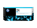 HP 728 300-ml Cyan DesignJet Ink Cartridge