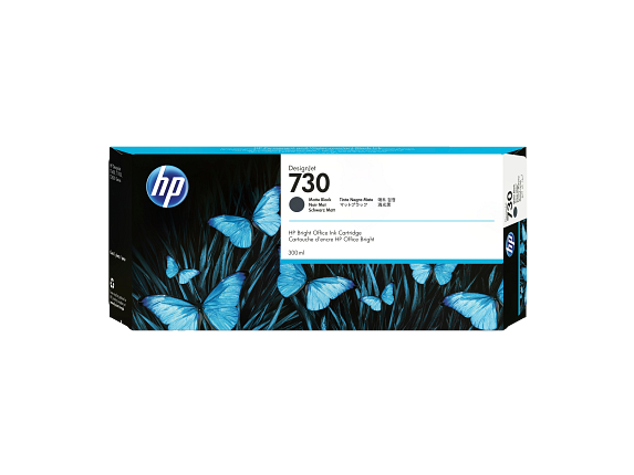 HP 730 300-ml Matte Black DesignJet Ink Cartridge