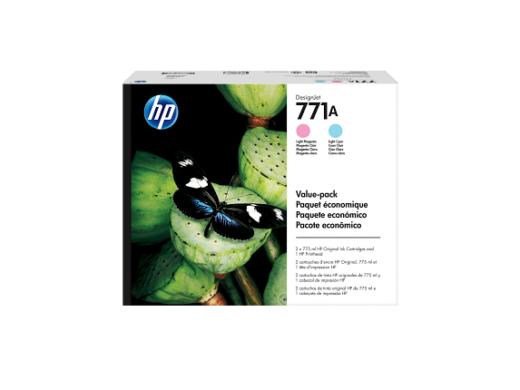 HP 771A 775-ml Chromatic Red DesignJet Ink Cartridge
