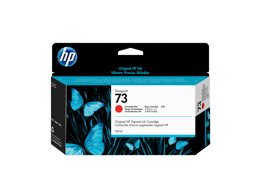 HP 73 130-ml Chromatic Red DesignJet Ink Cartridge