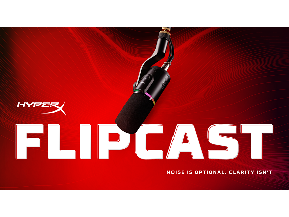 HyperX FlipCast - USB/XLR Dynamic Microphone (Black)