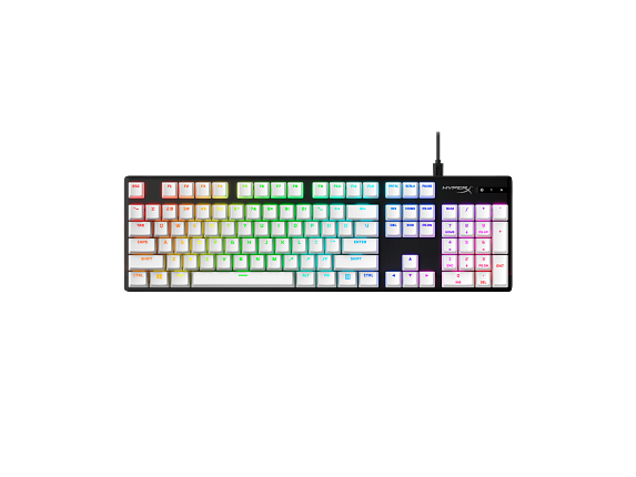 HyperX Full key Set Keycaps - PBT (White)