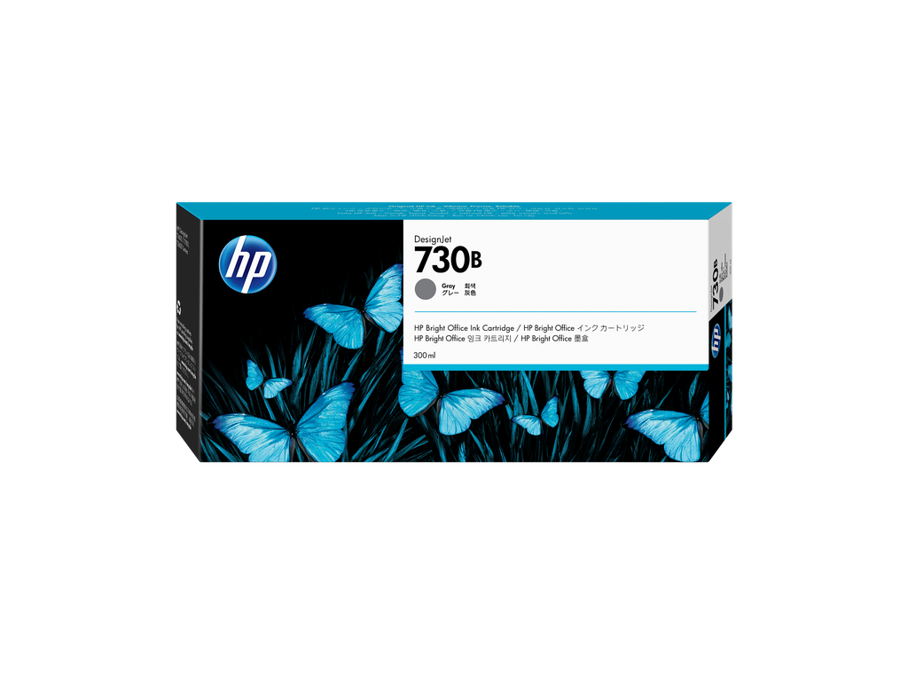 HP 730B 300-ml Gray DesignJet Ink Cartridge