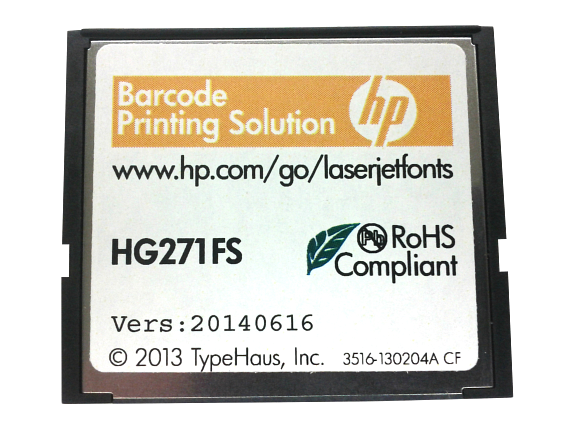 HP BarCode CF Printing Solution