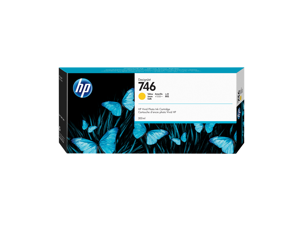 HP 746 2-pack 300-ml Yellow DesignJet Ink Cartridges