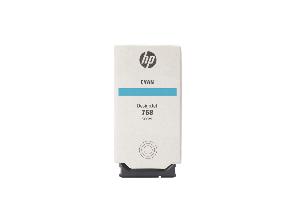 HP 768 500-ml Cyan DesignJet Ink Cartridge