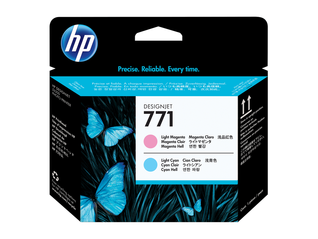 HP 771 Light Magenta/Light Cyan DesignJet Printhead