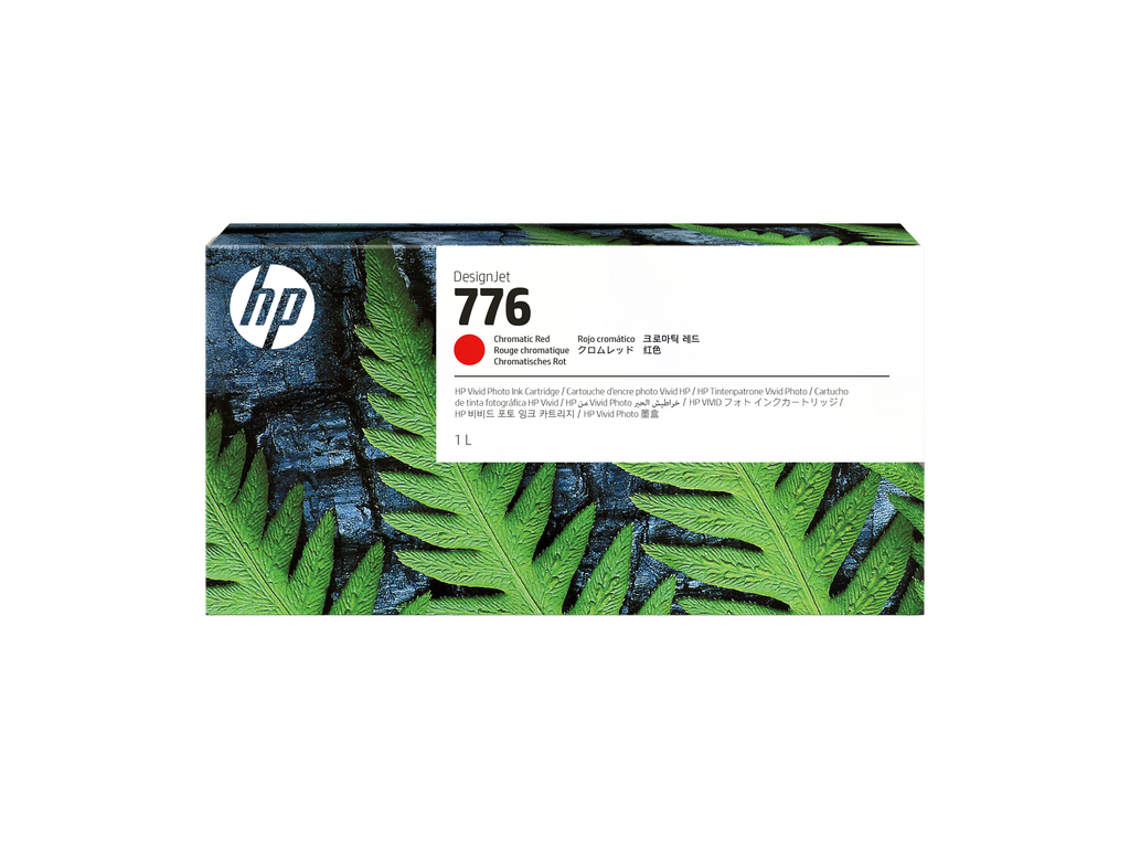 HP 776 1-liter Chromatic Red Ink Cartridge