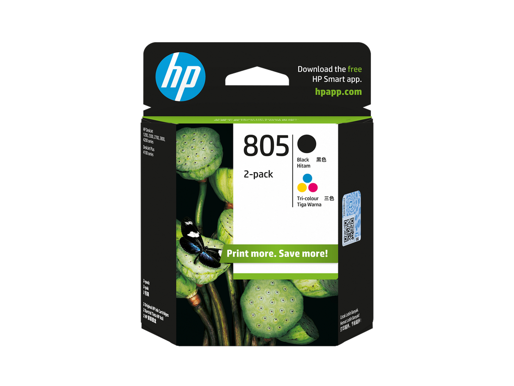 HP 805 Color/Black Ink Cartridge Combo 2-Pack